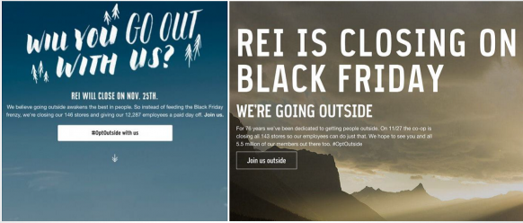 צאו לטייל במקום לקנות – רשת ההלבשה REI בקמפיין לפני ה-Black Friday